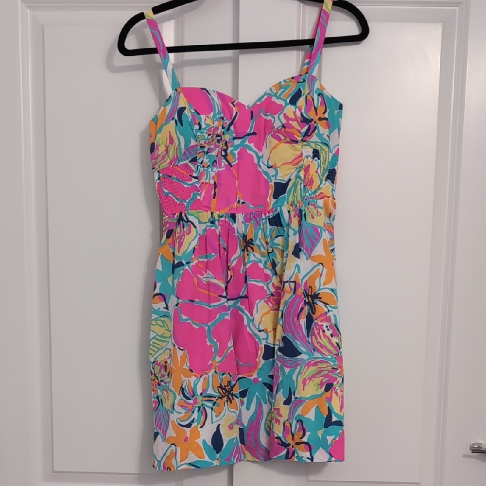 Lily Pulitzer Christine Sundress in Besame Mucho Print Size 6